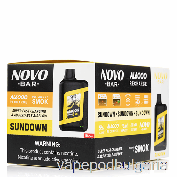 Vape Течности [10-pack] Smok Novo Bar Al6000 за еднократна употреба